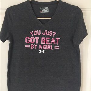 Under Armour girls graphic tee shirt